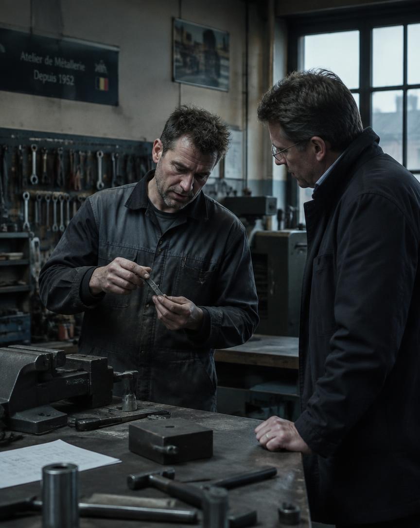 People working in a workshop
